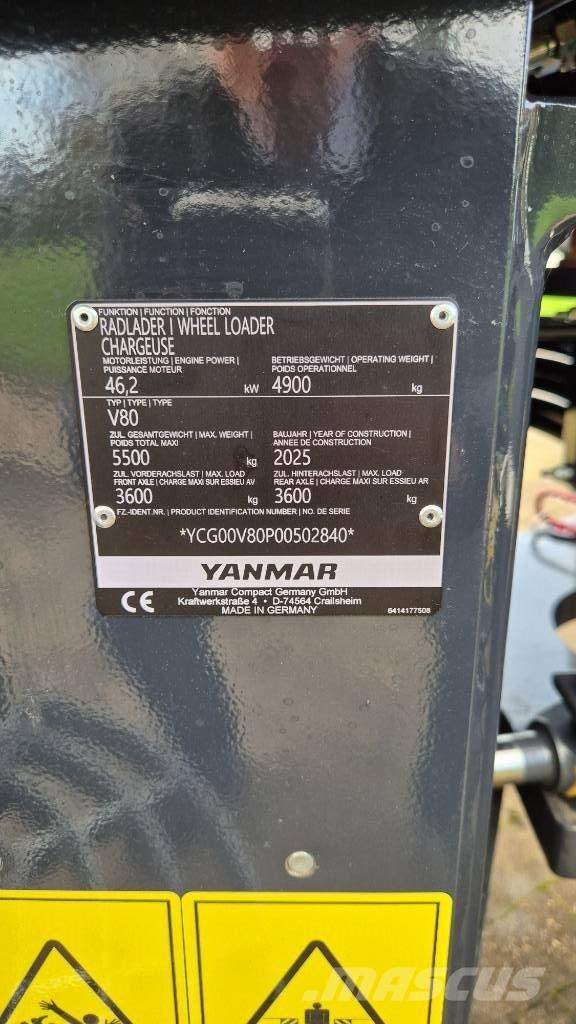 Yanmar V80/5 Kolesni nakladalci