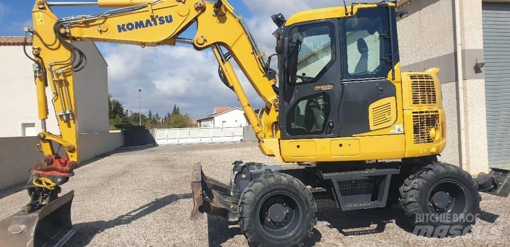 Komatsu PW98 MR10 Bagri na kolesih