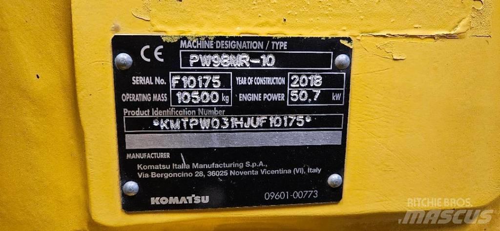 Komatsu PW98 MR10 Bagri na kolesih