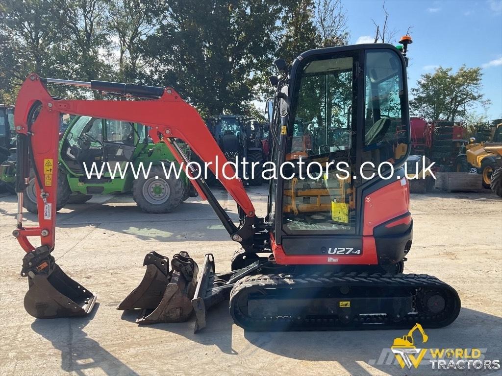 Kubota U 27-4 Mini bagri <7t