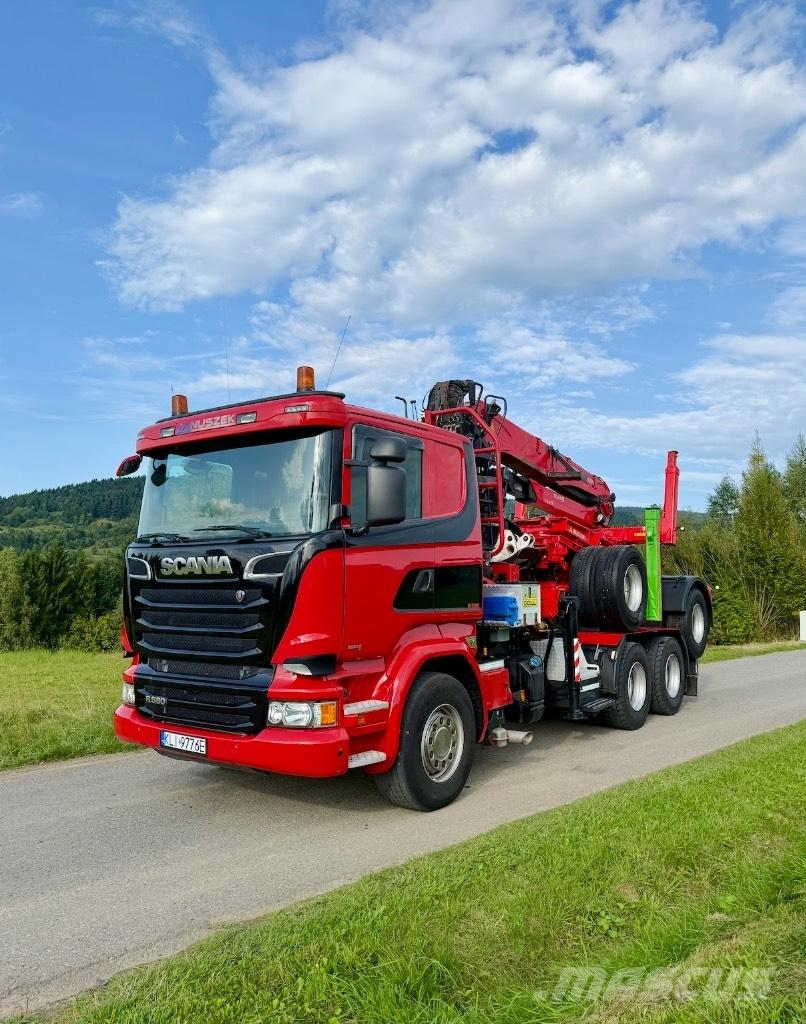 Scania R580 V8 6x4 Tovornjaki zabojniki
