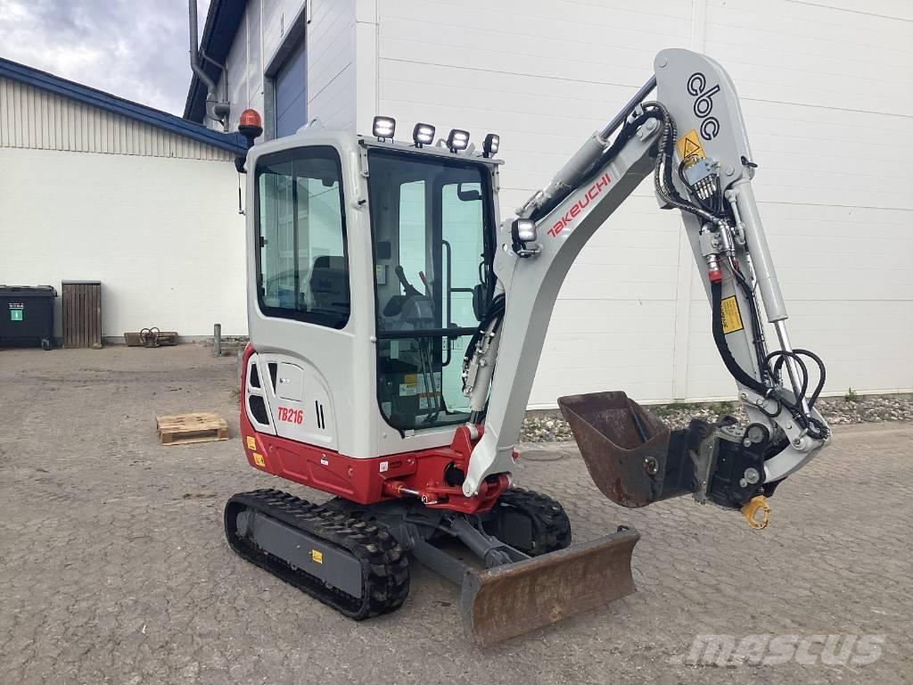 Takeuchi TB 216 Mini bagri <7t