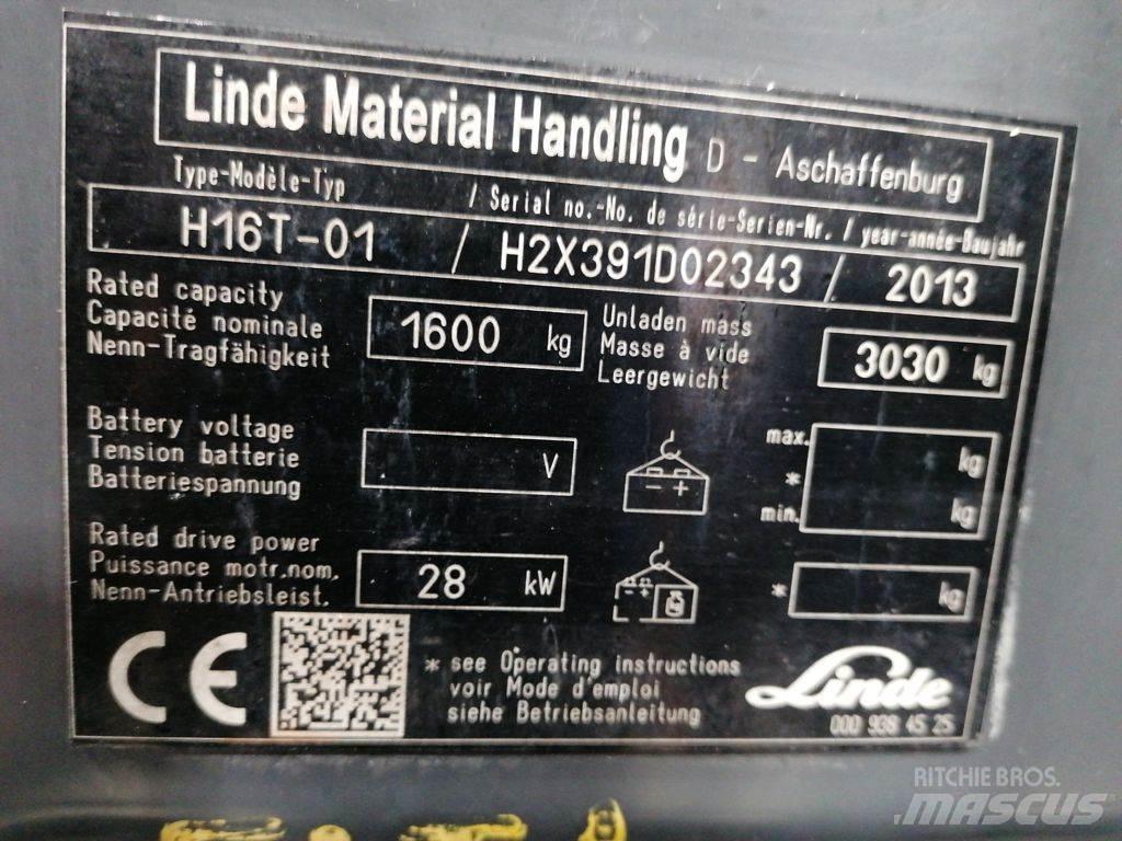 Linde H16T-01 Plinski viličarji