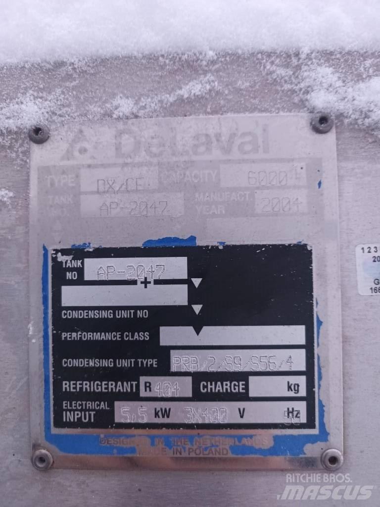 Delaval DX-CE Oprema za shranjevanje mleka