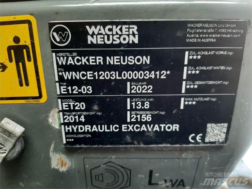 Wacker Neuson ET20 Bagri goseničarji