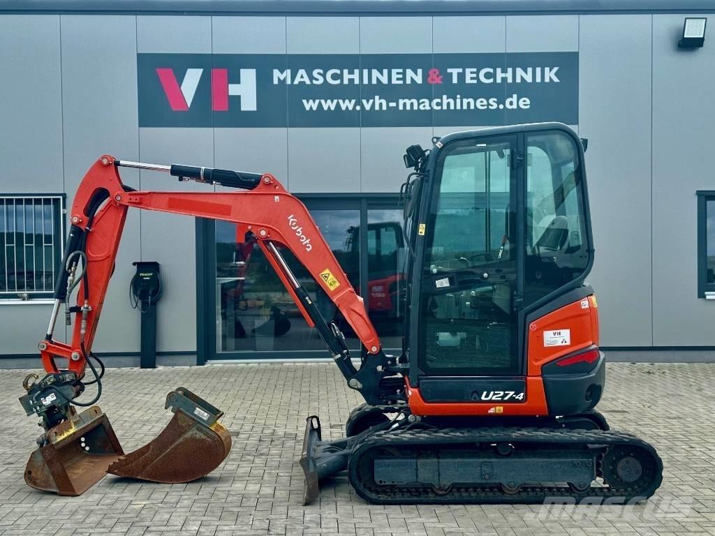 Kubota U 27-4 Mini bagri <7t