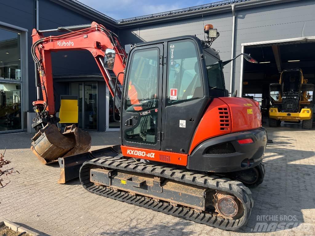 Kubota KX 080-4 Midi bagri 7t – 12t