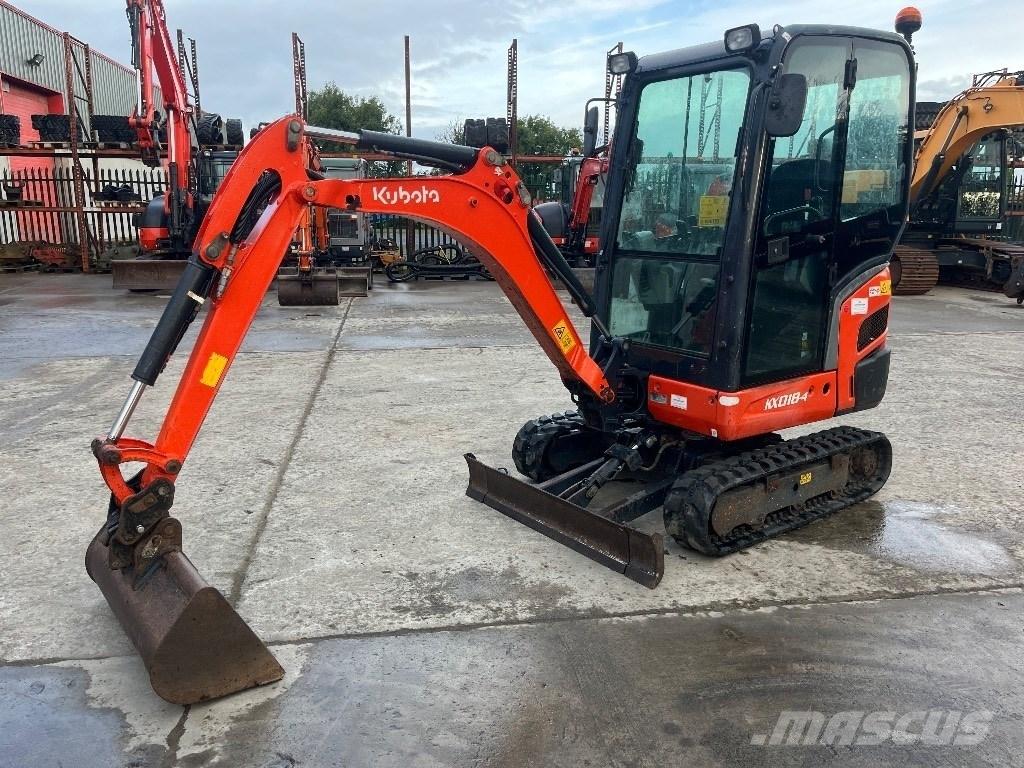 Kubota KX 018-4 Mini bagri <7t