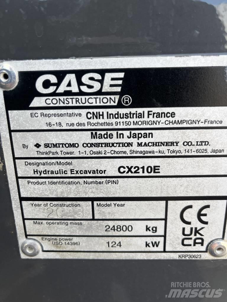 CASE CX 210 E Bagri goseničarji