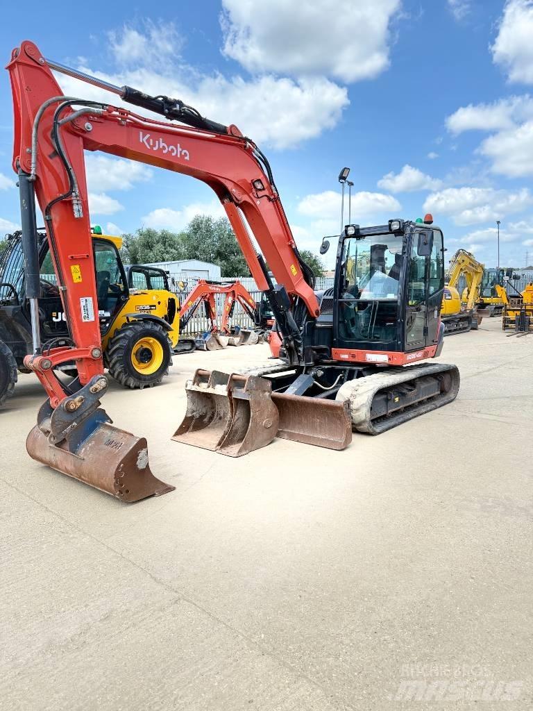 Kubota KX 080-4 Midi bagri 7t – 12t