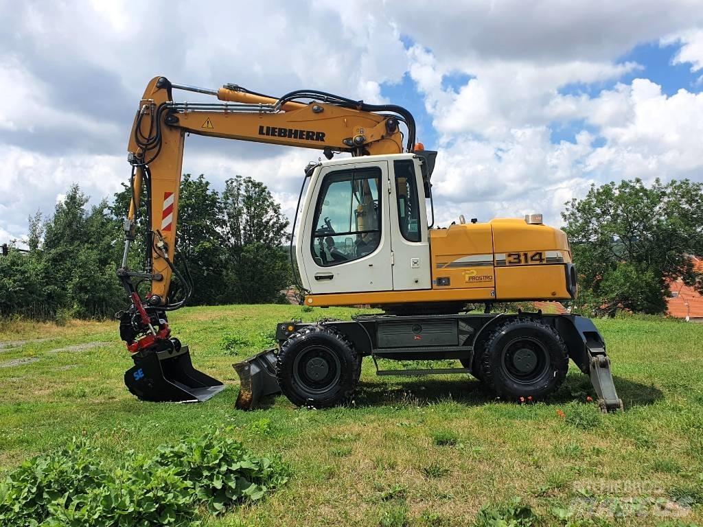 Liebherr A314 Bagri na kolesih