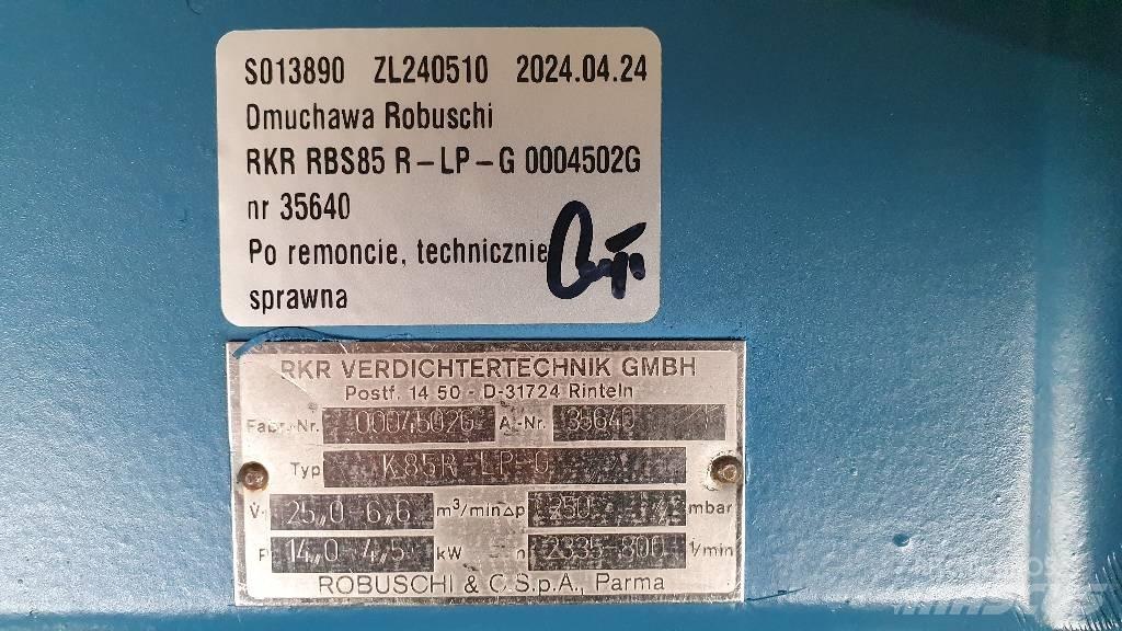 Robuschi RBS 85 Dodatki za kompresorje