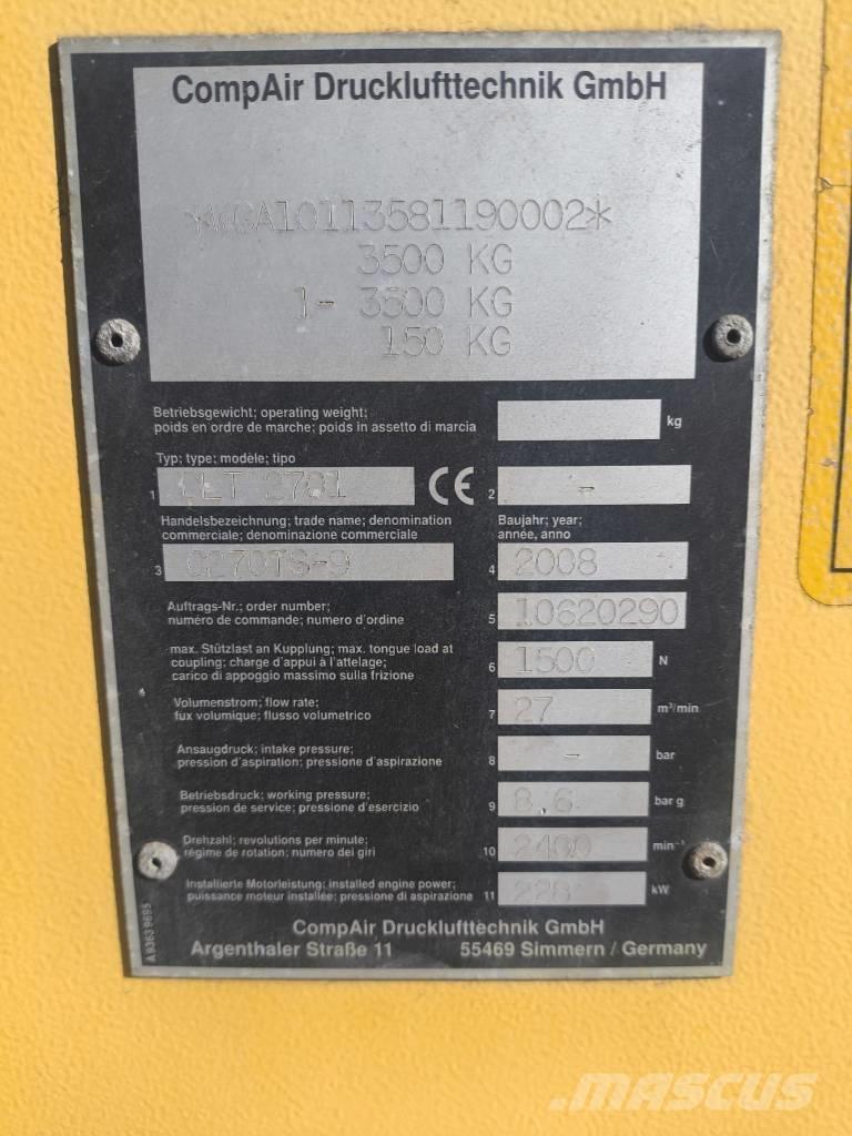 Compair DLT2701 Kompresorji
