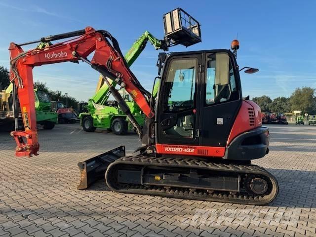 Kubota KX080-4a2 Midi bagri 7t – 12t