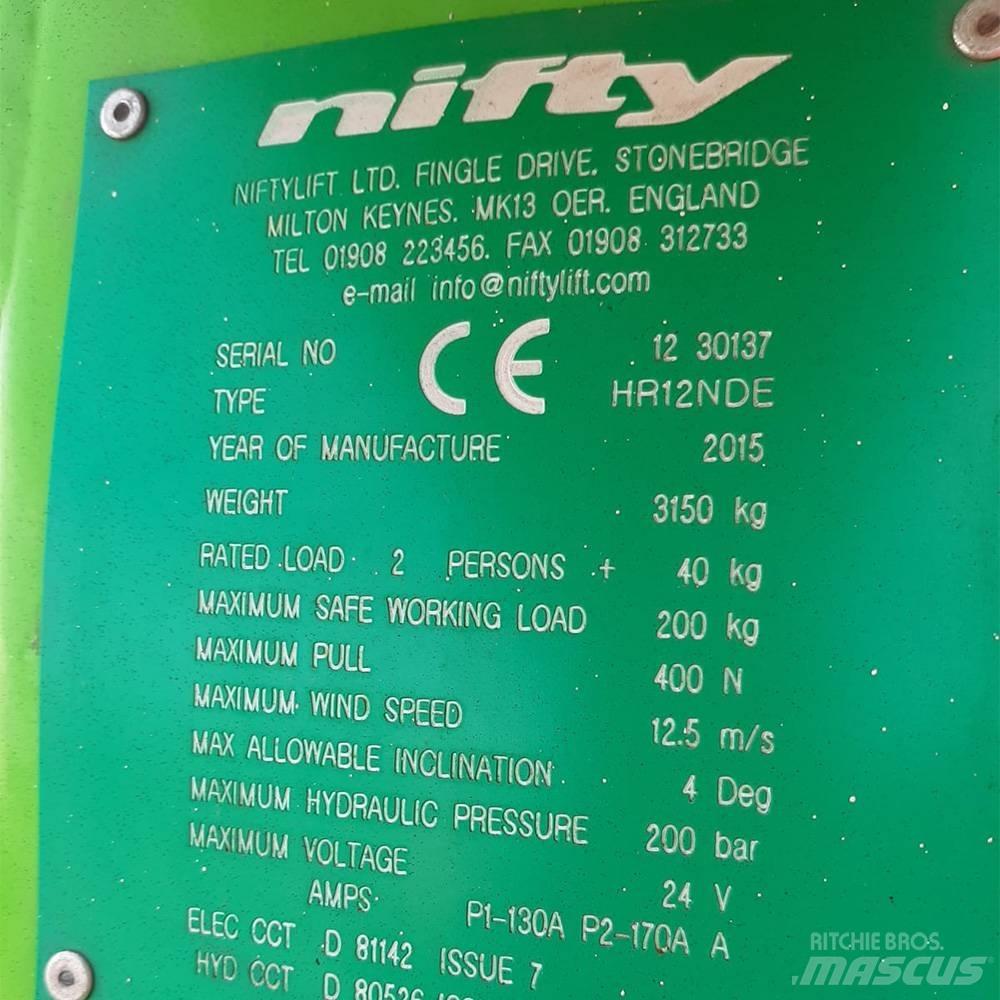 Niftylift HR 12 Zglobne dvižne ploščadi