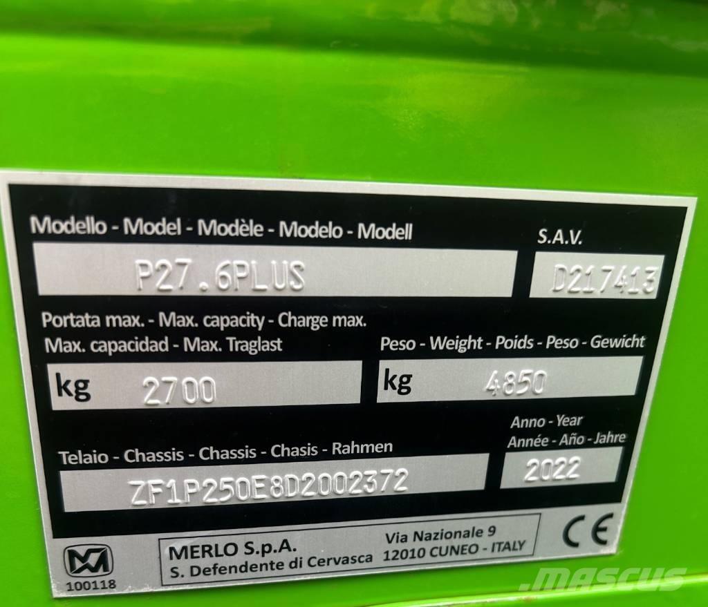 Merlo P 27.6 Plus Teleskopski viličarji