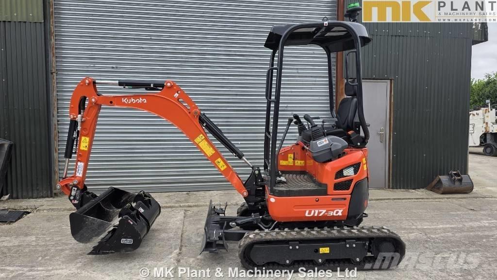 Kubota U 17-3a Mini bagri <7t