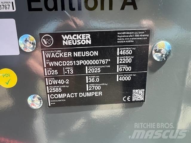 Wacker Neuson DW 40 Zglobni demperji