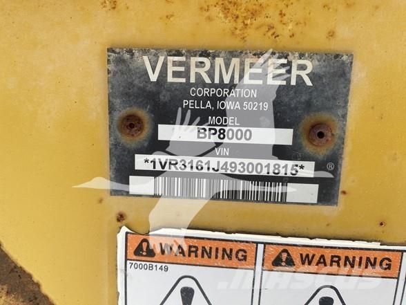 Vermeer BP8000 Druga oprema za žetev krme