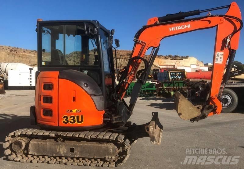 Hitachi ZX 33 U-5 A Mini bagri <7t