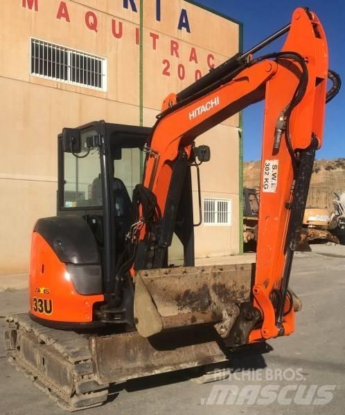 Hitachi ZX 33 U-5 A Mini bagri <7t