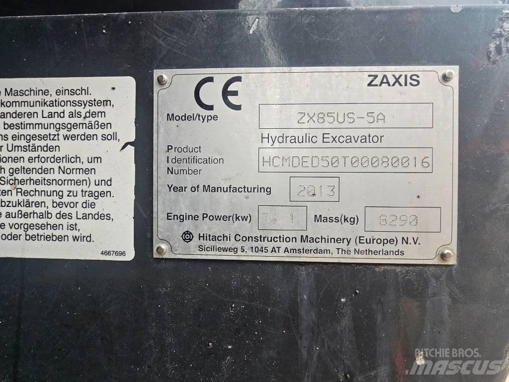 Hitachi ZX 85 US-5 A Midi bagri 7t – 12t
