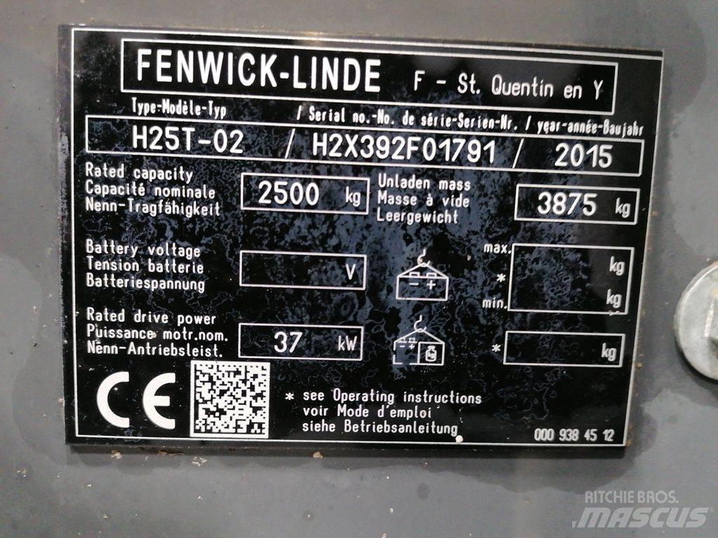 Linde H25T-02 Plinski viličarji