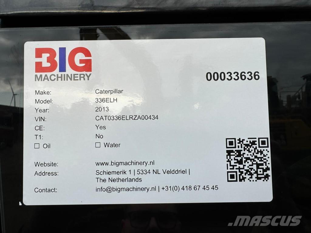 CAT 336ELH Bagri goseničarji