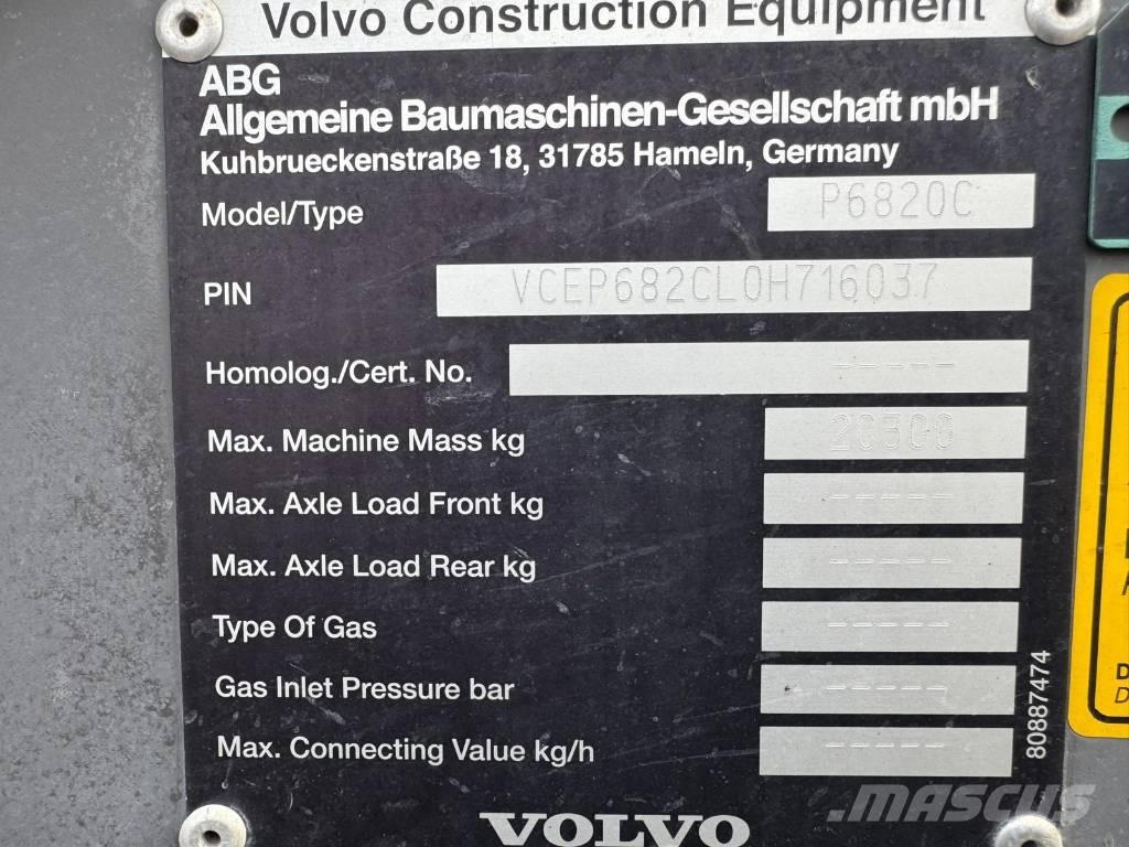 Volvo P 6820 C Asfaltni finišerji