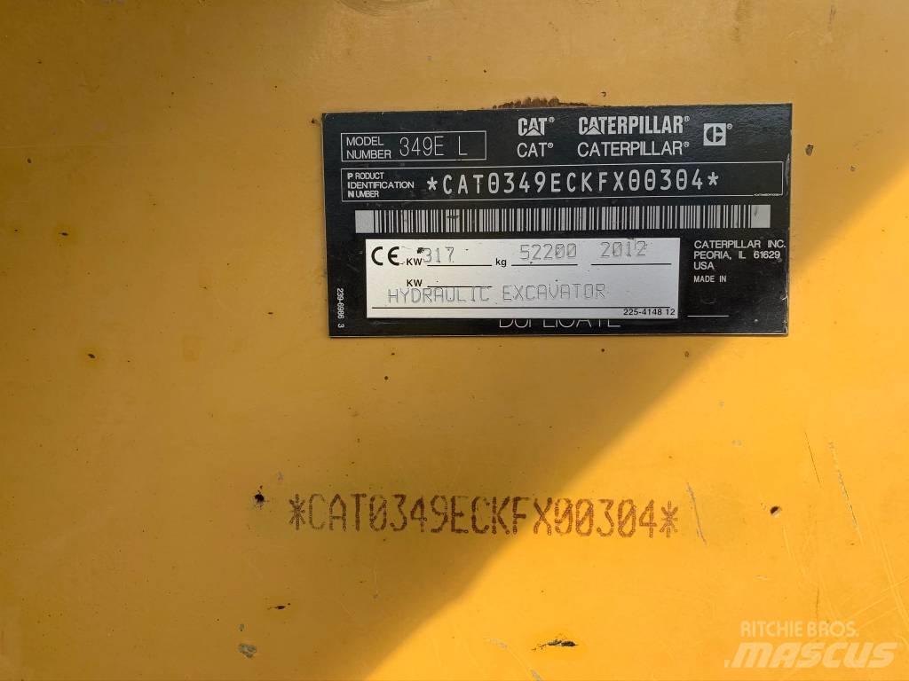 CAT 349 E Bagri goseničarji