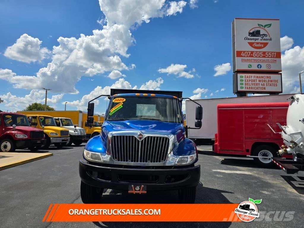 International MV607 Tovornjaki s kesonom/platojem