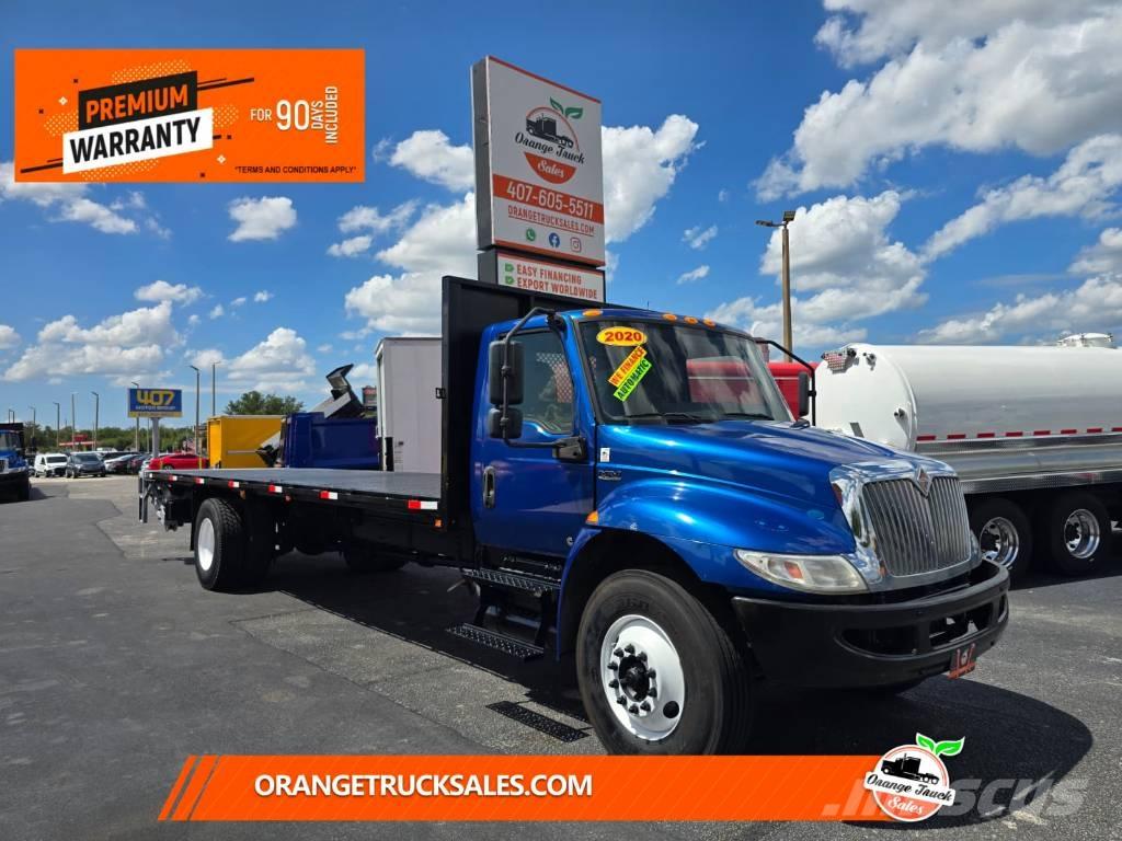 International MV607 Tovornjaki s kesonom/platojem