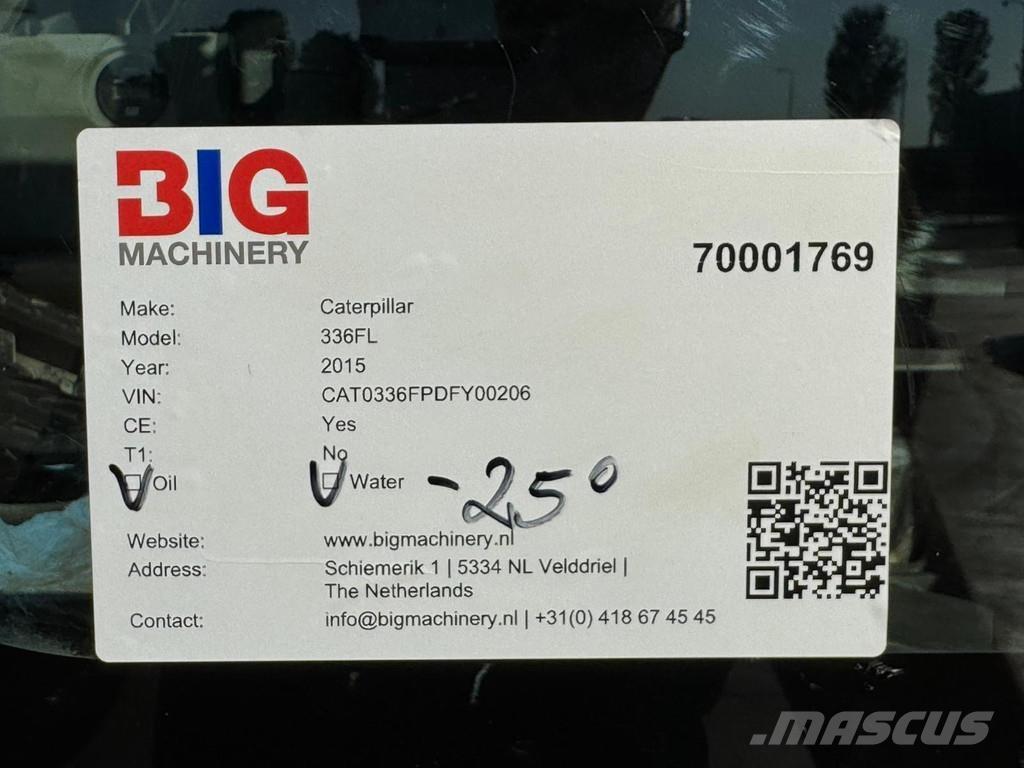 CAT 336FL XE Bagri goseničarji