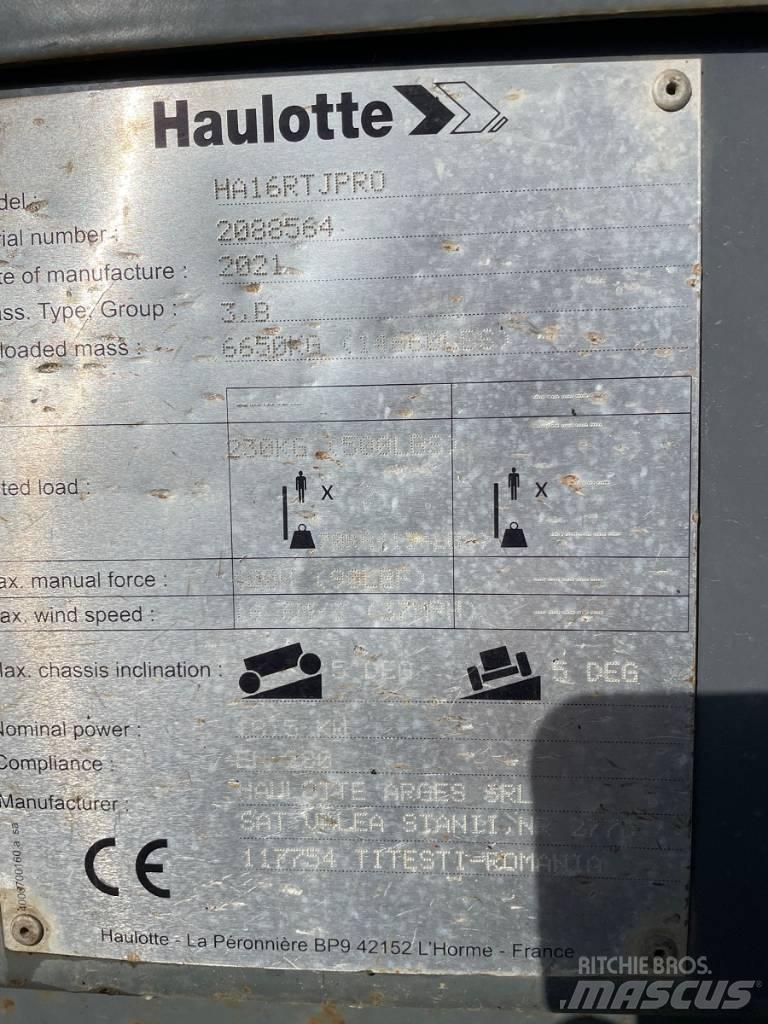Haulotte HA16RTJ PRO Zglobne samohodne dvižne ploščadi
