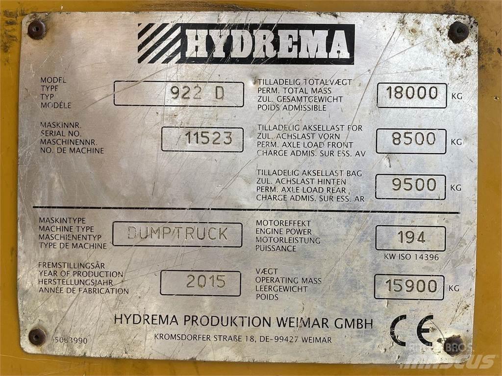 Hydrema 922D Ne cestni demperji