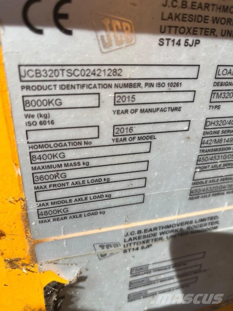 JCB TM 320 S Kmetijski teleskopski nakladalci