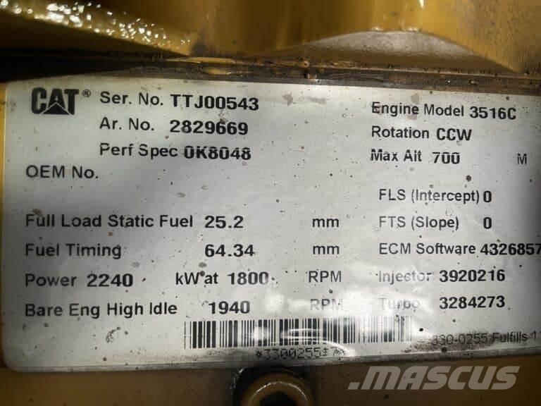 CAT 3516C Ladijski motorji