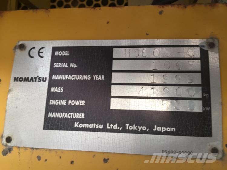 Komatsu HD 605-5 Togi demperi