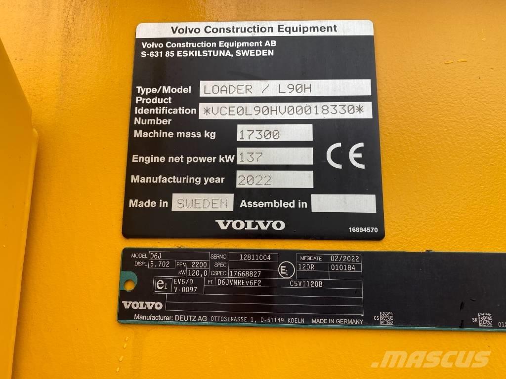 Volvo L90H  / L 90 H Kolesni nakladalci