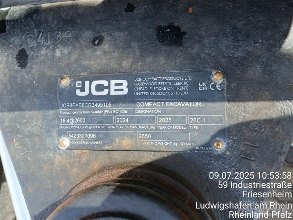 JCB 26C-1 Mini bagri <7t
