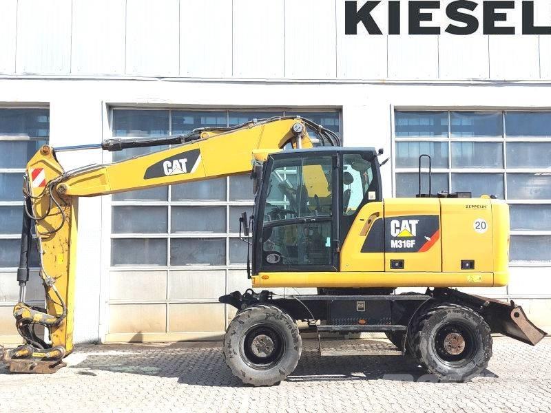 Caterpillar M 316 F Bagri na kolesih