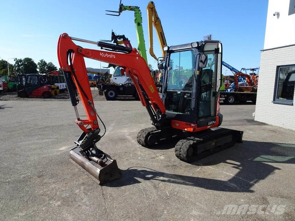 Kubota U27-4 Mini bagri <7t