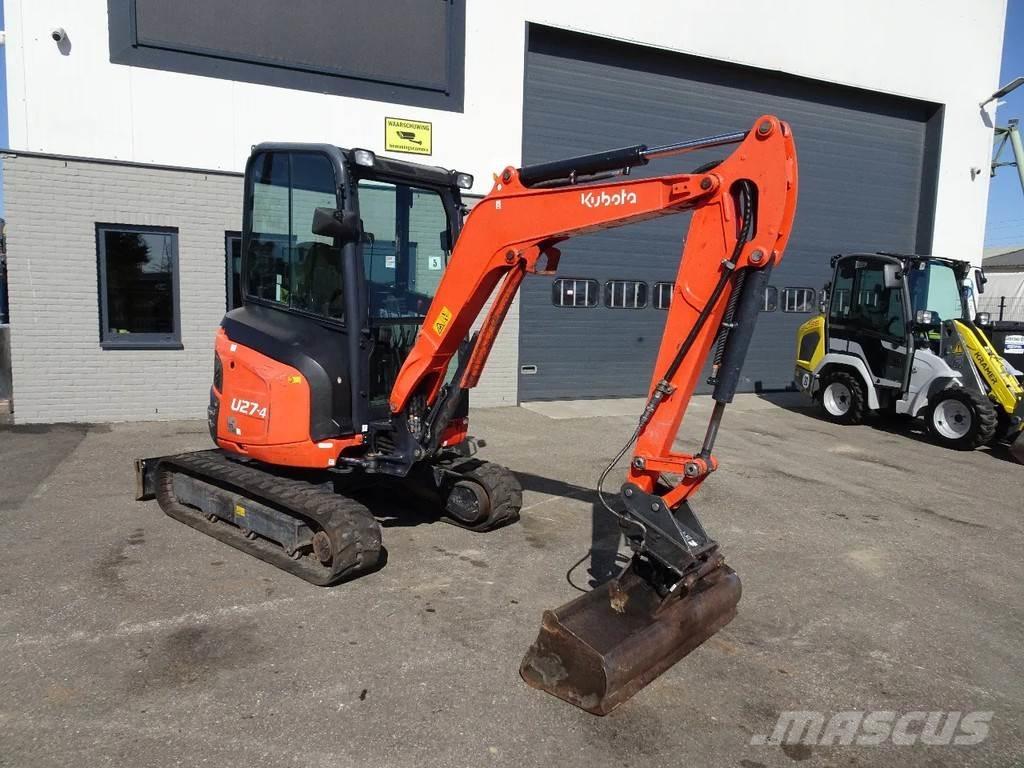 Kubota U27-4 Mini bagri <7t