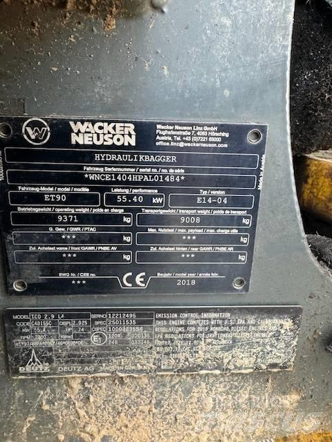 Wacker Neuson ET 90 Bagri goseničarji