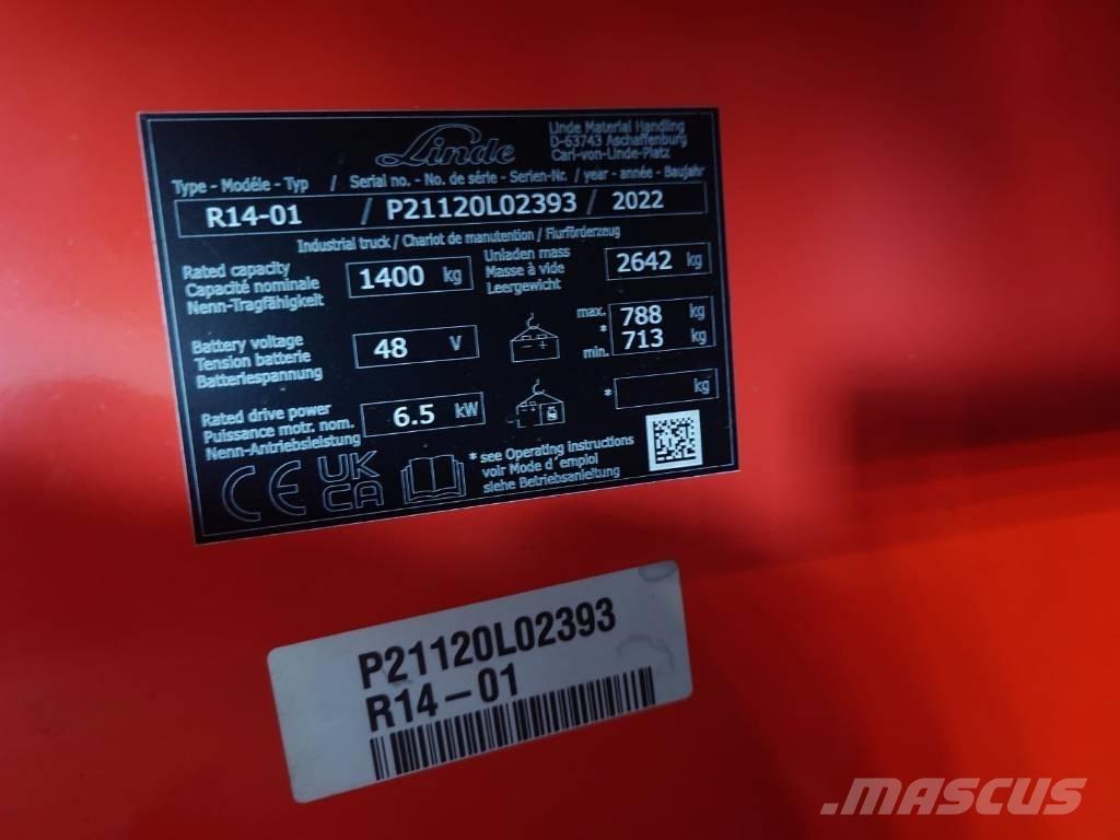 Linde R14/1120 Viličarji s pomičnim teleskopom