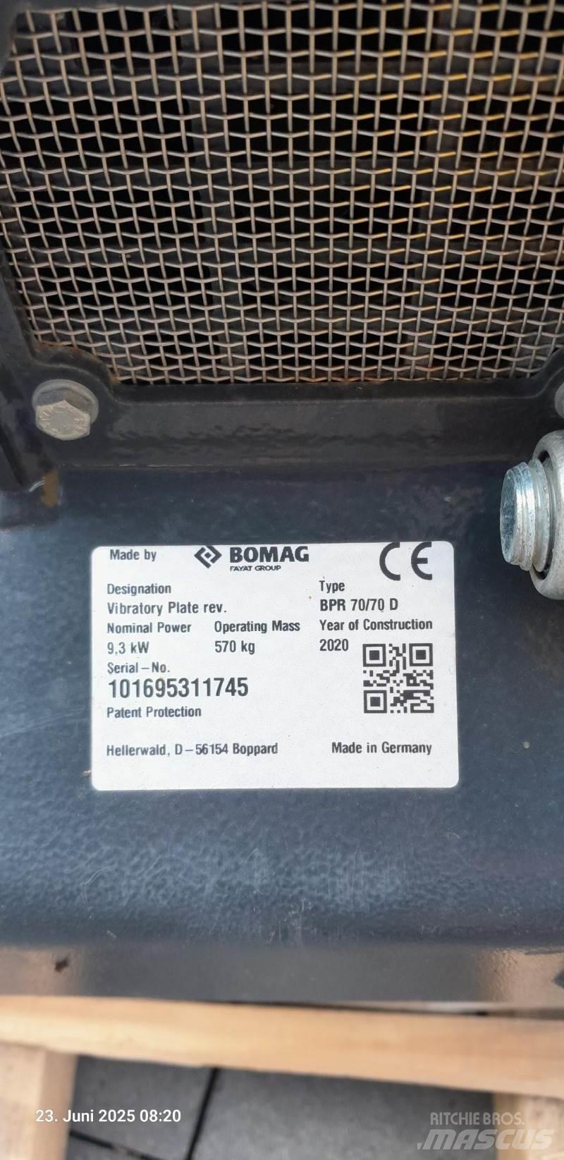 Bomag BPR 70/70 DE Vibro plošče