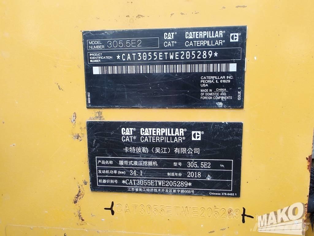 CAT 305.5 Bagri goseničarji