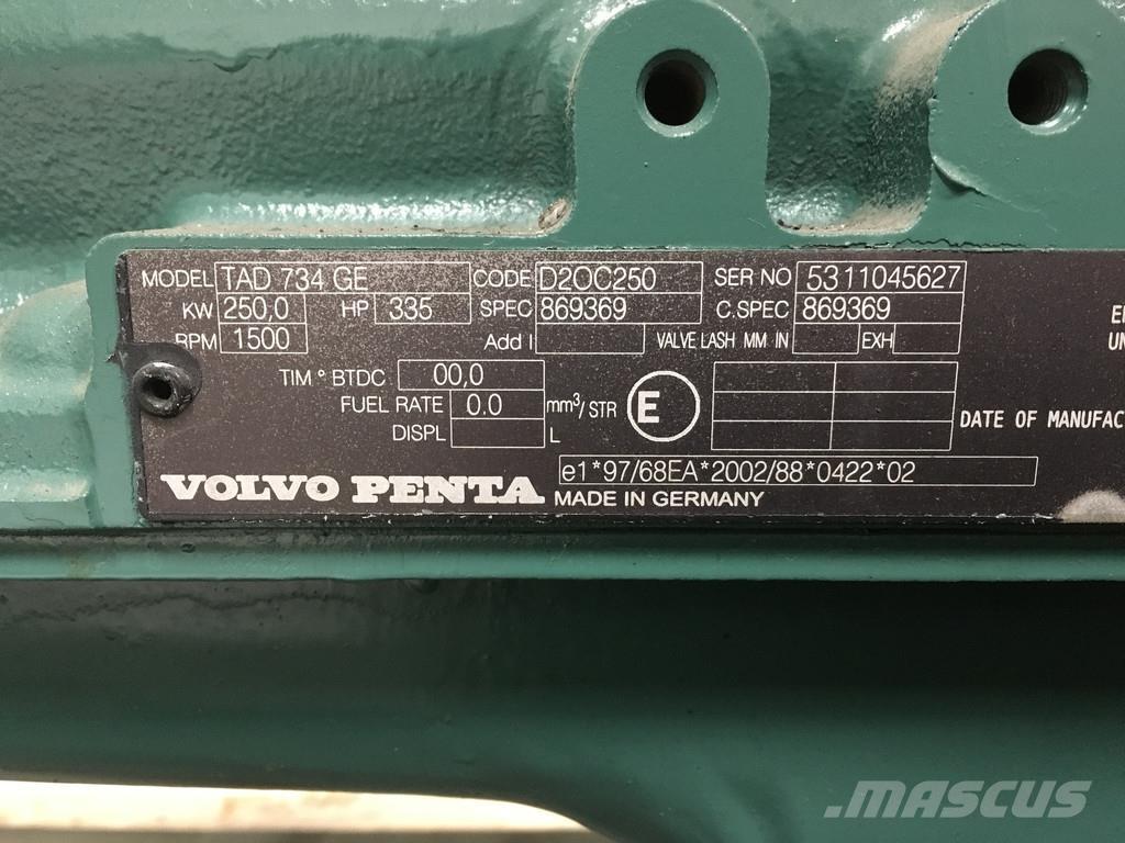 Volvo TAD734GE NEW Motorji