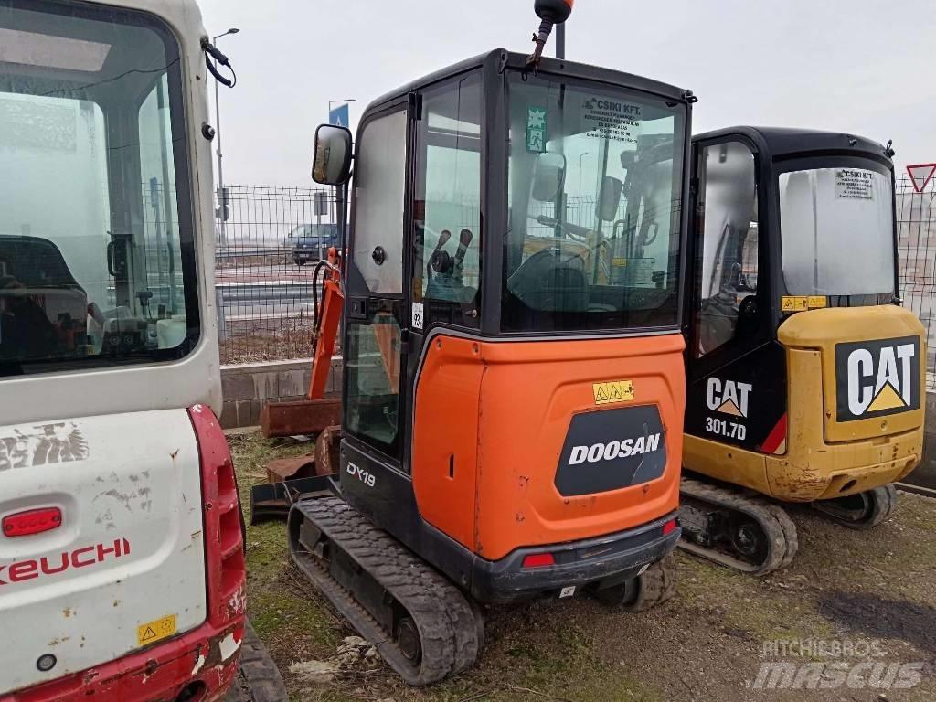 Doosan DX 19 Mini bagri <7t