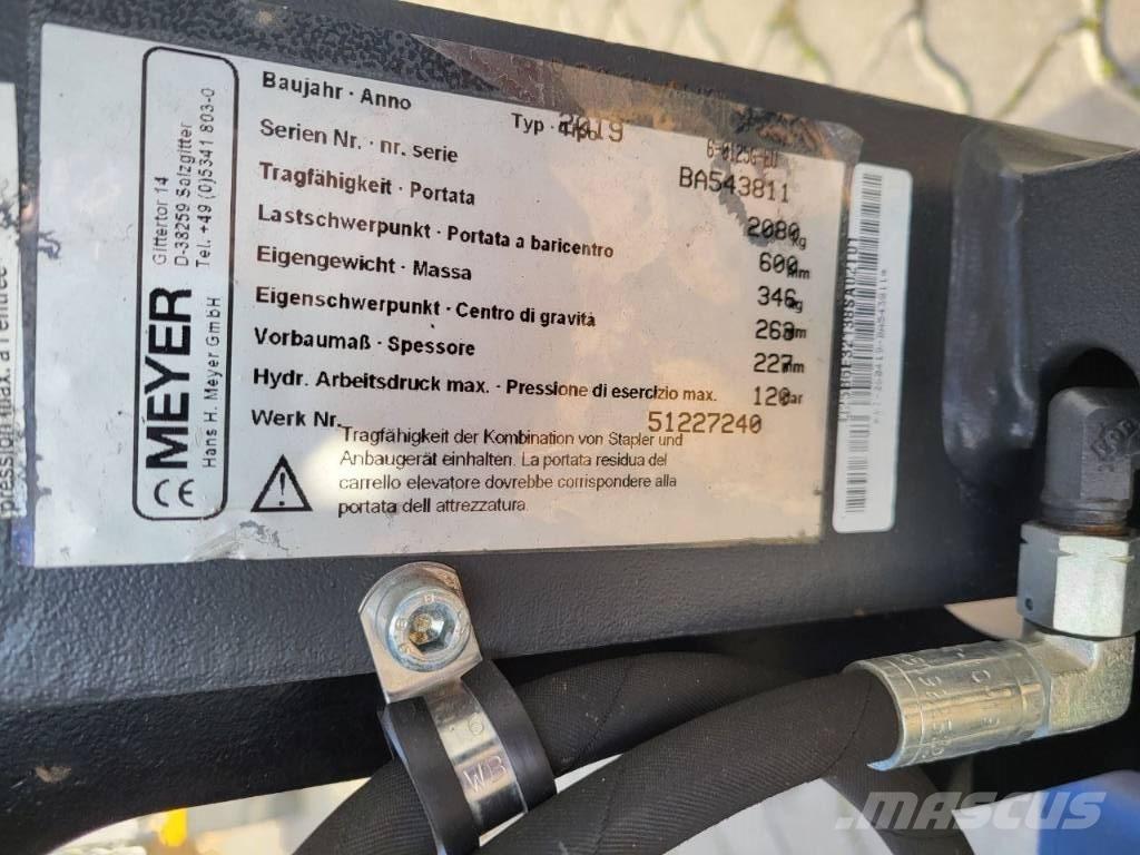 Meyer 6-0125G-EU Drugi priključki in komponente